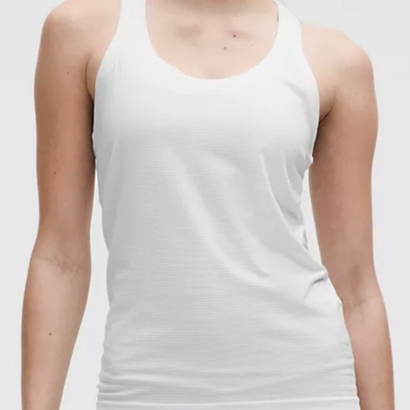 lululemon athletica Tops - Lululemon Swiftly Tech Racerback Tank Top White Gorpcore
